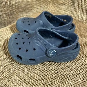 Crocs Classic Clog Slip On Shoe Kids C 9 navy